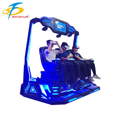9D VR 3-Seats Cinema – Multi-Person Immersive VR Theater with 100+ Movies & 15 Interactive Games, Deepoon VR Glasses