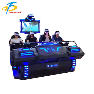 9D VR 4-सीट सिनेमा – 100+ मूवी और 15 इंटरैक्टिव गेम्स के साथ मल्टी-पर्सन इमर्सिव VR थिएटर, डीपून VR चश्मा