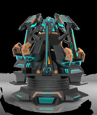 मजेदार स्टार टॉवर 3 सीट VR सिनेमा सिम्युलेटर | विशेष 9-DOF मोशन डिज़ाइन, 360° डिस्प्ले, मल्टी-स्पेशल इफेक्ट्स, DPVR चश्मा और 3-प्लेयर इमर्सिव राइड – SKYFUN निर्माता