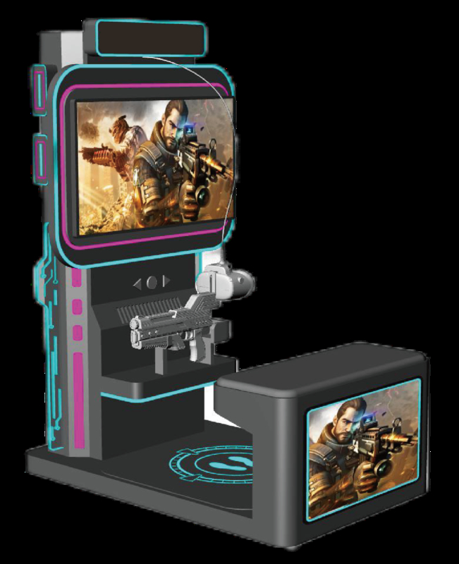 मजेदार फ्लायर वीआर शूटिंग सिम्युलेटर | सिक्का और क्यूआर भुगतान सेल्फ-सर्विस, सीट डिज़ाइन के साथ वीआर शूटिंग, 10+ गेम, डीपीवीआर ई3एस चश्मा और 42-इंच मॉनिटर – स्काईफन निर्माता