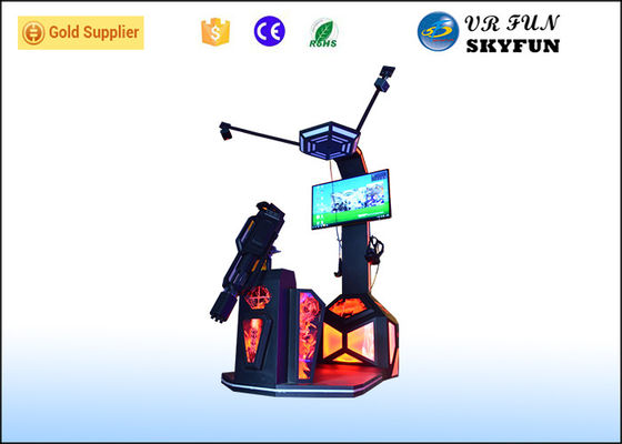 एचटीसी Vive चश्मा के साथ मनोरंजन पार्क प्लास्टिक गैटलिंग आभासी वास्तविकता शूटिंग सिम्युलेटर