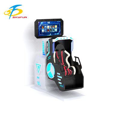 360-डिग्री घूर्णन सीट, डीपून वीआर हेडसेट, 42-इंच का डिस्प्ले, 20 वीआर फिल्में और इंटरैक्टिव गेम के साथ 360 वीआर सिम्युलेटर सिंगल प्लेयर