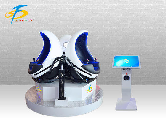 शीसे रेशा सामग्री वास्तविकता वास्तविकता वयस्क / 9 डी आभासी वास्तविकता अनुभव के लिए वी.आर. अंडा चेयर
